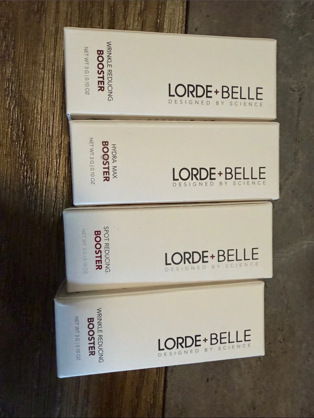 NWT LORDE + BELLE Booster Serum Set in White Packaging